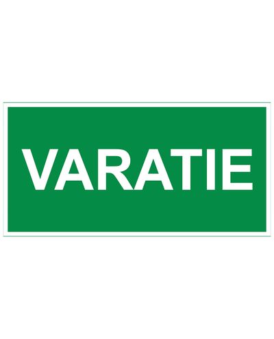 Varatie, Tarra jälkiheijastava, 300x100 mm