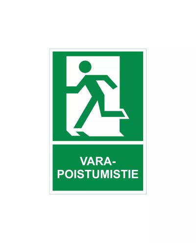 Varapoistumistie ei saa peittää, Magneetti jälkiheijastava, 200x300 mm