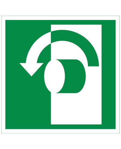 kierrä vastapäivään, Magneetti jälkiheijastava, 200x200 mm kierrä vastapäivään, Magneetti jälkiheijastava, 200x200 mm