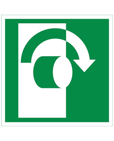 kierrä myötäpäivään, Ibond alumiini jälkiheijastava, 200x200 mm kierrä myötäpäivään, Ibond alumiini jälkiheijastava, 200x200 mm