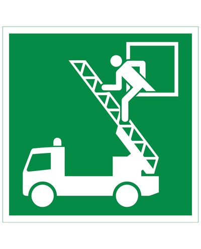 poistu pelastusautoon, Magneetti jälkiheijastava, 200x200 mm poistu pelastusautoon, Magneetti jälkiheijastava, 200x200 mm