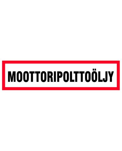 Moottoripolttoöljy, Tarra, 400x100 mm