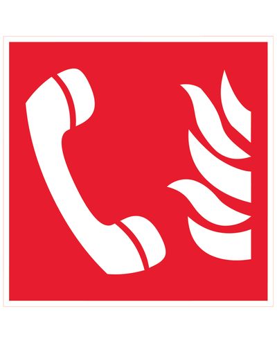 Hätäpuhelin, Ibond alumiini jälkiheijastava, 200x200 mm Hätäpuhelin, Ibond alumiini jälkiheijastava, 200x200 mm