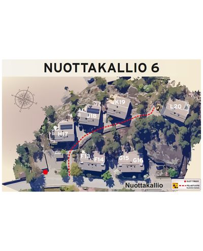 Pelastustiekartta tilauksen mukaan