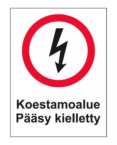 Koestamoalue, Magneetti, 300x400 mm