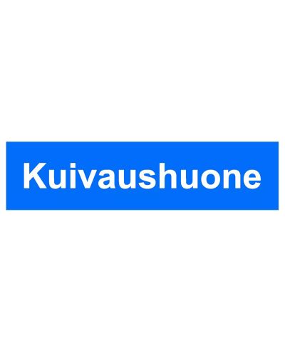 Kuivaushuone, Ibond alumiini, 400x100 mm Kuivaushuone, Ibond alumiini, 400x100 mm