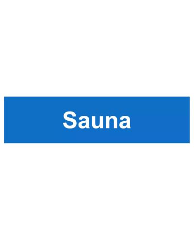 Sauna, Ibond alumiini, 400x100 mm Sauna, Ibond alumiini, 400x100 mm