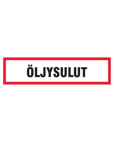 Öljysulut, Tarra, 400x100 mm