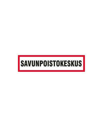 Savunpoistokeskus, Ibond, 400x100mm Savunpoistokeskus, Ibond, 400x100mm