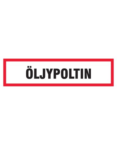 Öljypoltin, Tarra, 400x100 mm