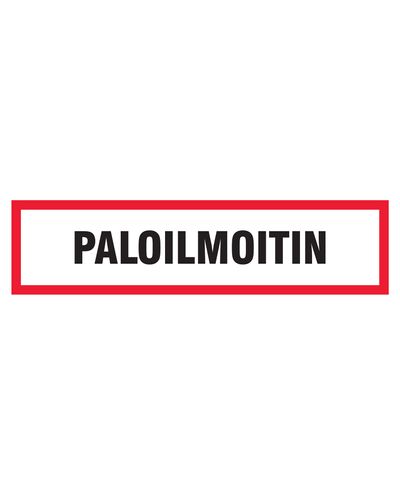 Paloilmoitin, Tarra, 400x100 mm