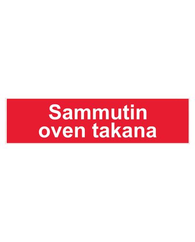 Sammutin oven takana, Tarra, 400x100 mm