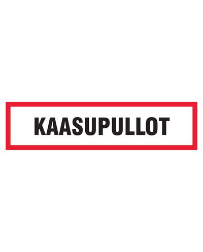 Kaasupullot, Tarra, 400x100 mm