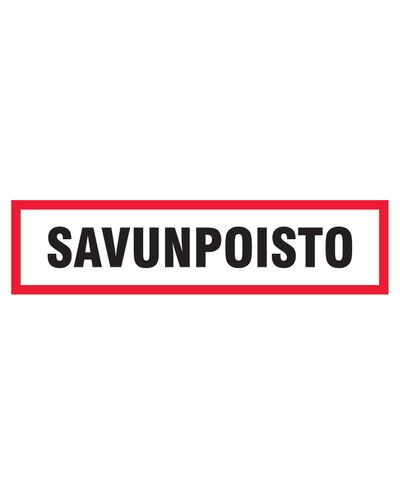 Savunpoisto, Tarra, 400x100 mm