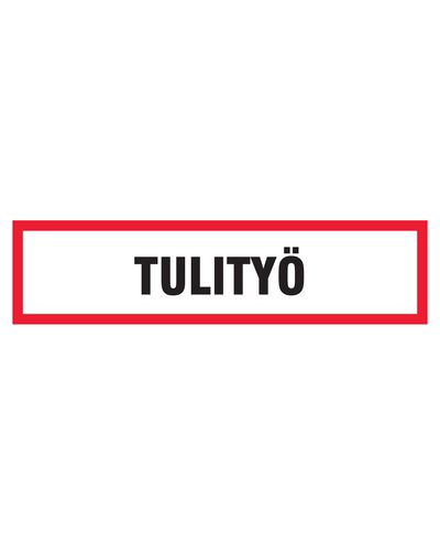 Tulityö, Tarra, 400x100 mm