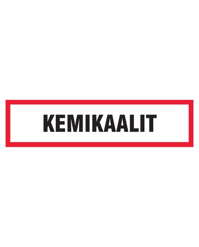 Kemikaalit, Tarra, 400x100 mm Kemikaalit, Tarra, 400x100 mm