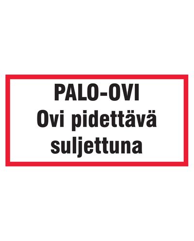 Palo-ovi ovi pidettävä suljettuna, Magneetti, 400x200 mm