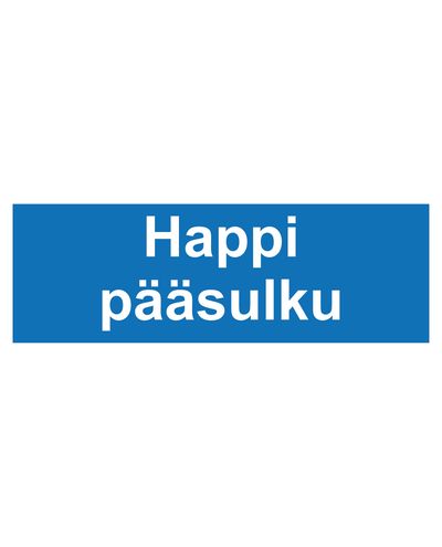 Happi pääsulku, Tarra, 400x100 mm