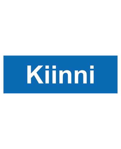 Kiinni, Tarra, 300x100 mm Kiinni, Tarra, 300x100 mm