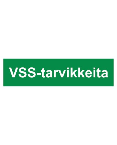 VSS-tarvikkeita, Tarra jälkiheijastava, 400x100 mm
