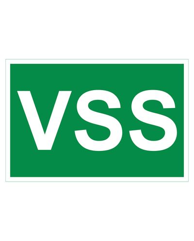VSS, Tarra jälkiheijastava, 400x200 mm
