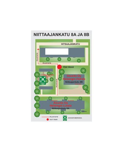 Pelastustiekartta tilauksen mukaan