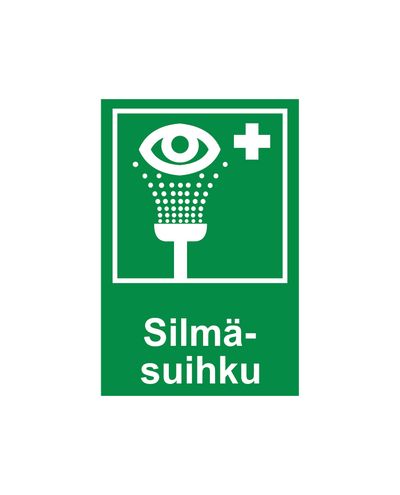Silmäsuihku, Tarra jälkiheijastava, 200x300 mm