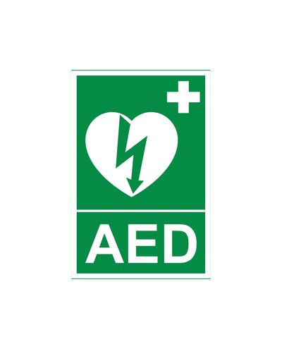 AED, Tarra jälkiheijastava, 200x300 mm AED, Tarra jälkiheijastava, 200x300 mm
