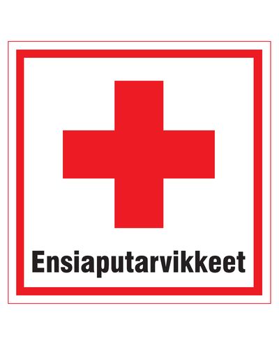 Ensiaputarvikkeet, Tarra jälkiheijastava, 200x200 mm
