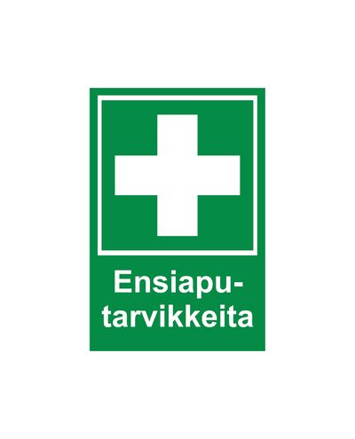 Ensiaputarvikkeita, Tarra jälkiheijastava, 200x300 mm