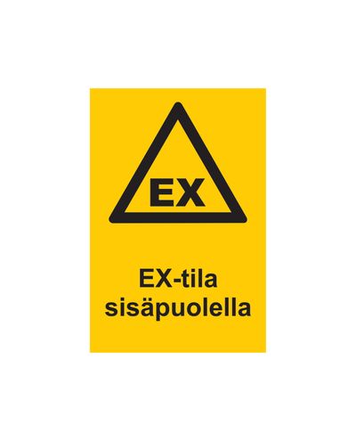 Ex-tila sisäpuolella, Tarra, 200x300 mm