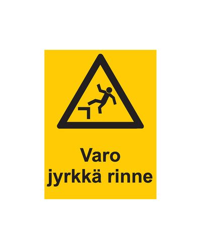 Varo jyrkkä rinne, Tarra, 200x300 mm