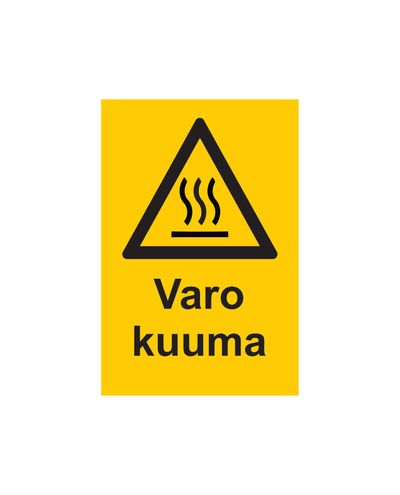 Varo kuuma, Tarra, 200x300 mm