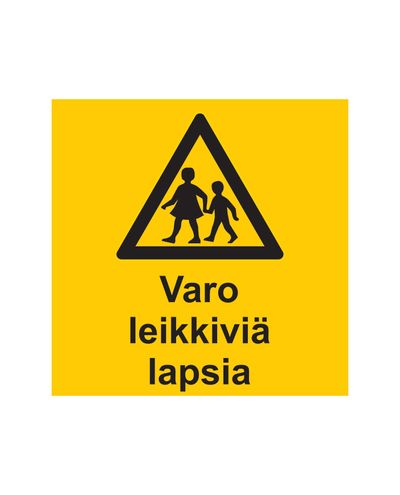 Varo leikkiviä lapsia, Tarra, 200x300 mm