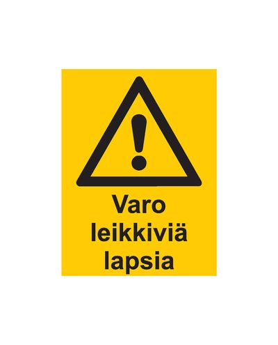 Varo leikkiviä lapsia, Tarra, 200x300 mm