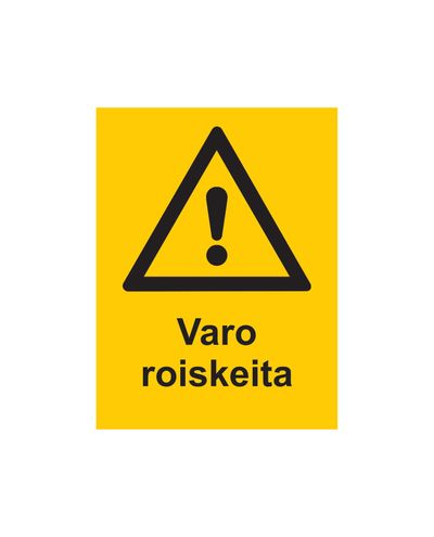 Varo roiskeita, Tarra, 200x300 mm