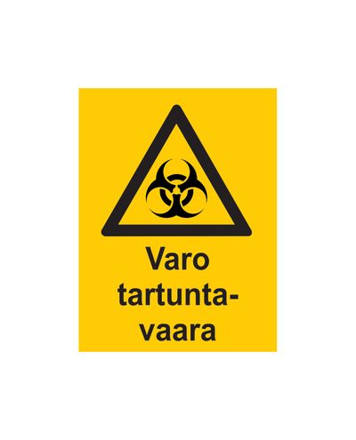Varo tartuntavaara, Tarra, 200x300 mm