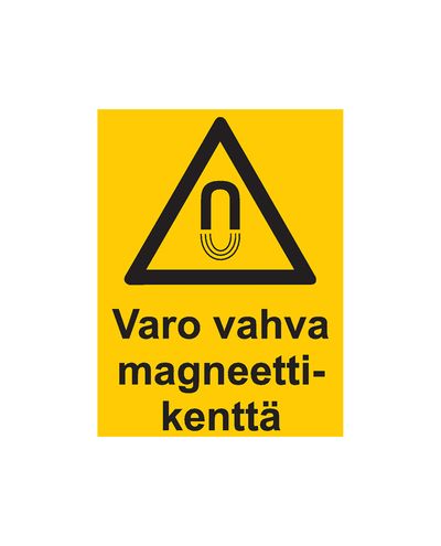 Varo vahva magneettikenttä, Tarra, 200x300 mm