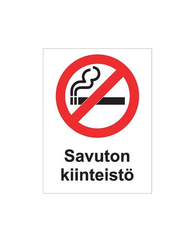 Savuton kiinteistö, Tarra, 200x300 mm