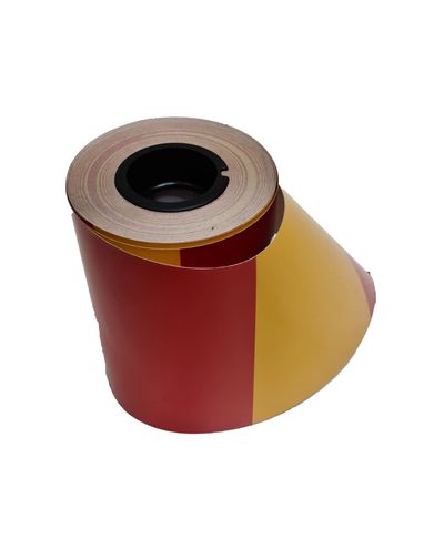 Huomioteippi pystyraita pun/kelt R1, 250mm