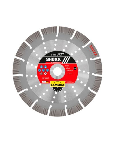 Shoxx UX17 Ø350/25.4mm timanttilaikka (Betonille)