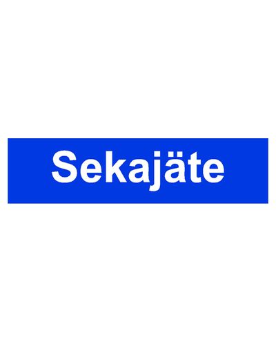Sekajäte, Tarra, 400x100 mm