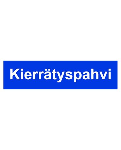 Kierrätyspahvi, Tarra, 400x100 mm