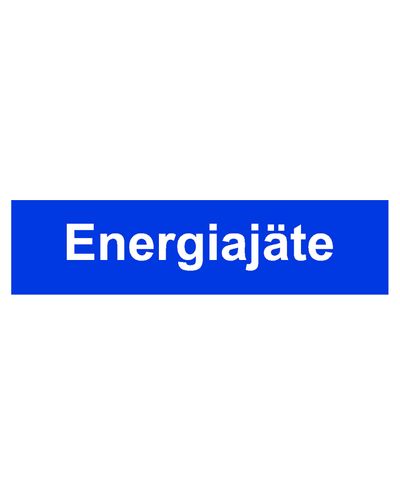 Energiajäte, Tarra, 400x100 mm