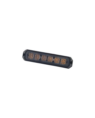 LED-tasovilkku 1x6, kelt., 12-24V