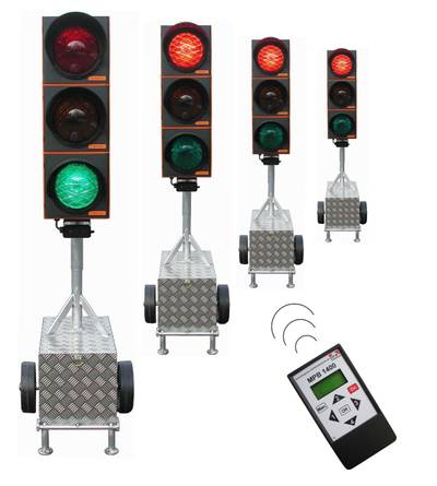 MPB 1400 LED liikennevalot - Saatavana myös integroidulla odotusaikanäytöillä