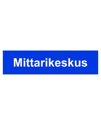 Mittarikeskus, Tarra, 400x100 mm