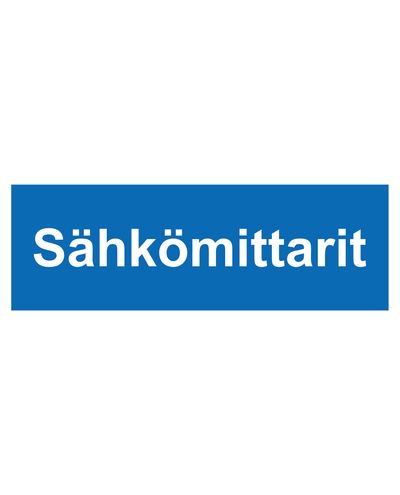 Sähkömittarit, Tarra, 400x100 mm