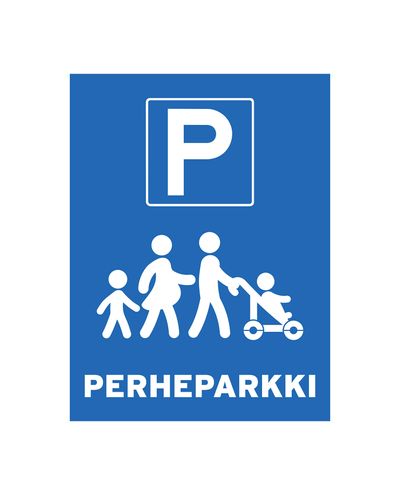 Perheparkki, Ibond, 200x300mm