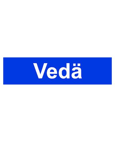 Vedä, Tarra, 200x50 mm